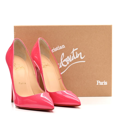 Christian Louboutin Patent So Kate 120 Pumps 38 Shocking Pink 9 of 9