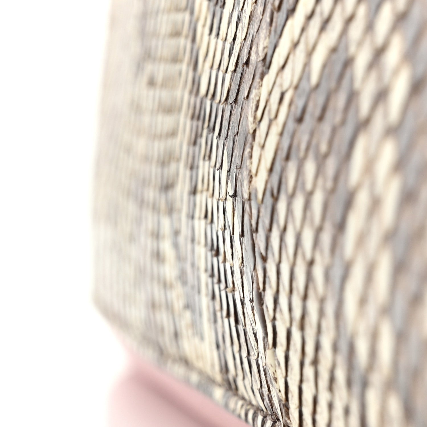 Louis Vuitton Calfskin Snakeskin Lockme MM Rose Ballerine 16 of 17