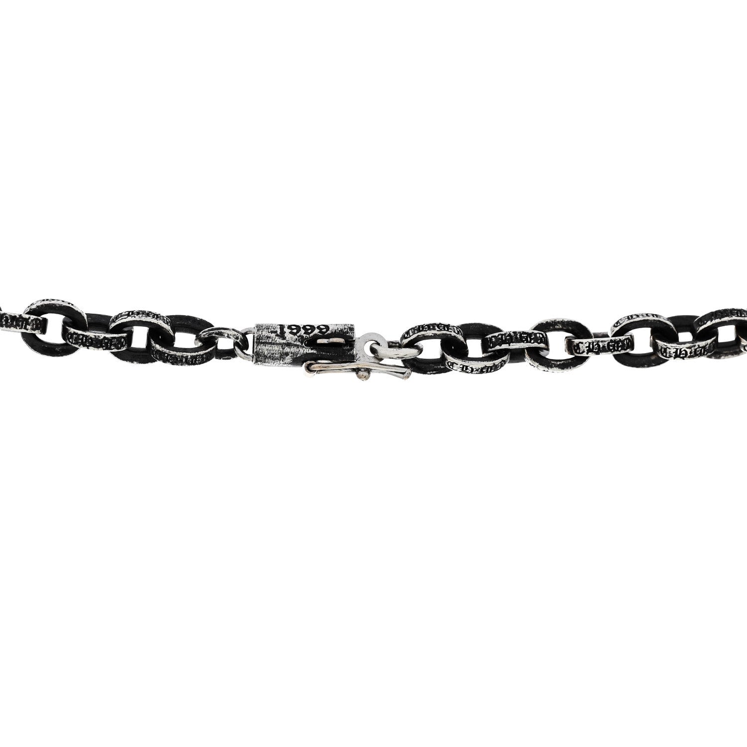 Chrome Hearts Sterling Silver Paper Chain Necklace 1762901