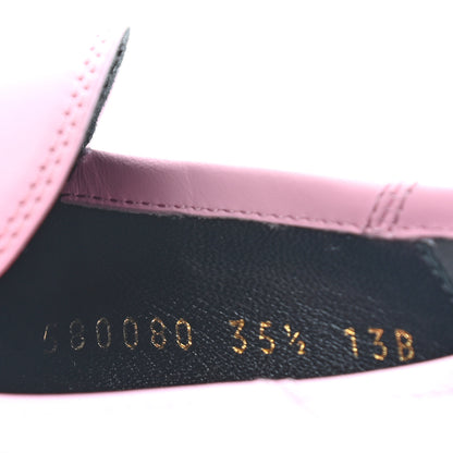 Gucci Lambskin Mystic Cat Womens Brixton Horsebit Loafers 35.5 Perfect Pink 8 of 9