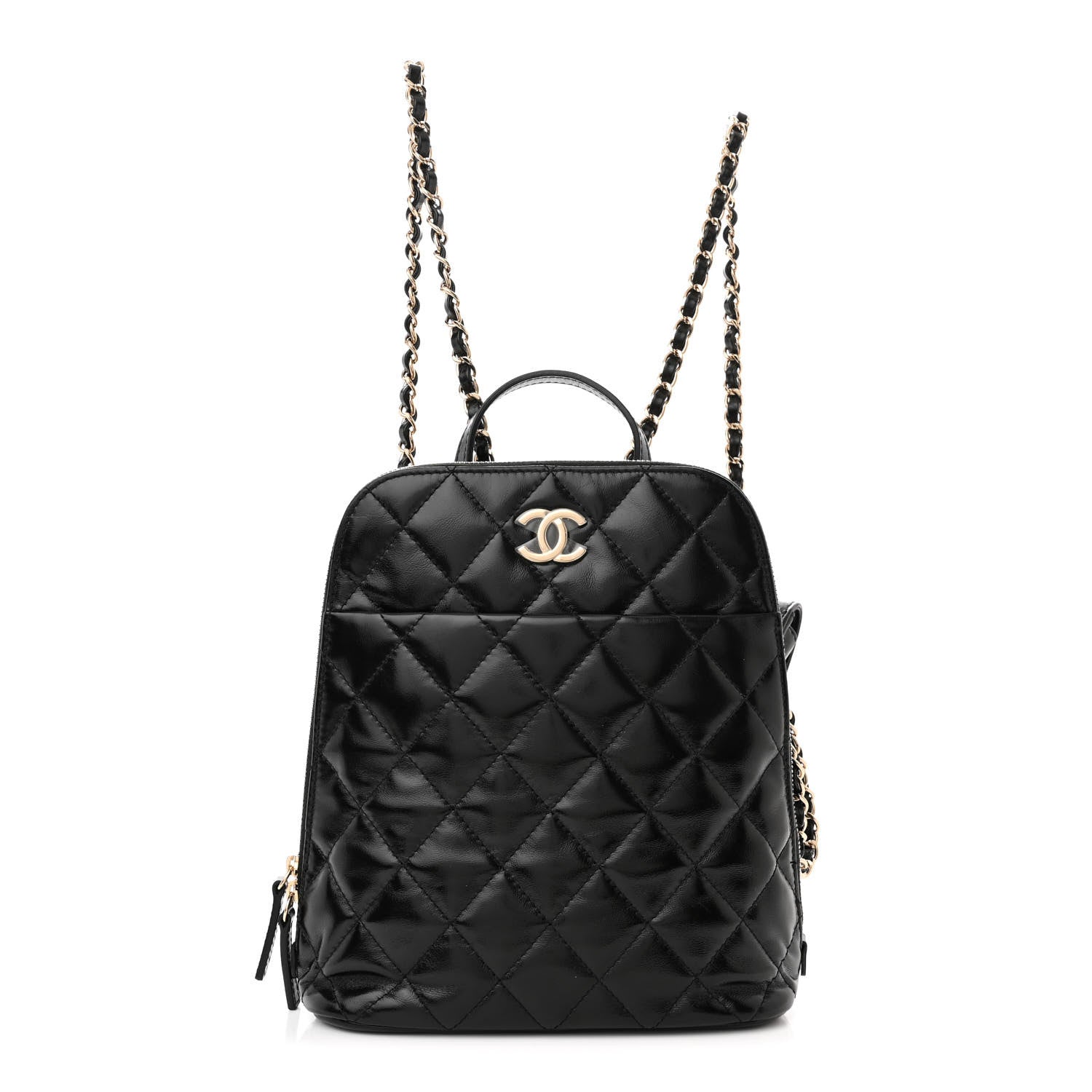 Chanel Shiny Calfskin My Pocket Backpack Black 1 of 10