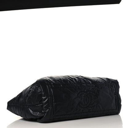 Chanel Nylon Quilted Medium Coco Cocoon Reversible Tote Black 4 of 9