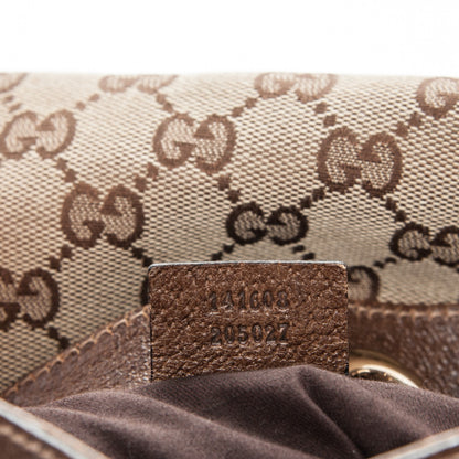 Gucci Monogram Drawstring Shoulder Bag Brown 7 of 11