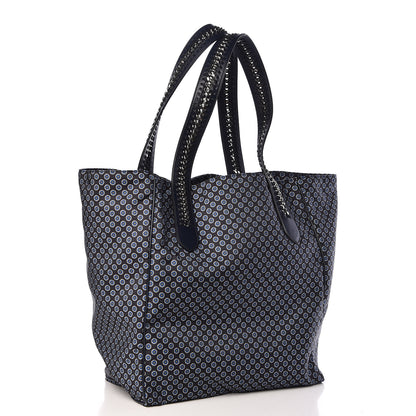 Stella McCartney Nylon Go Flower Print Falabella Tote Blue 3 of 9