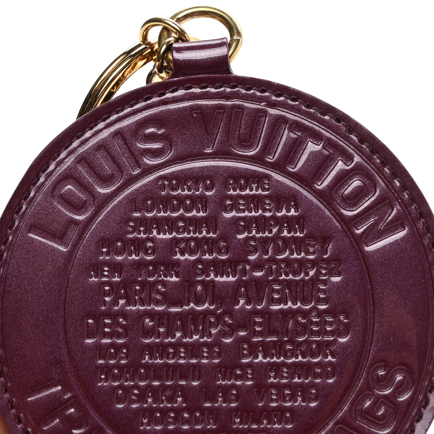 Vernis Trunks and Bags Bag Charm Violet