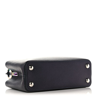 Louis Vuitton Taurillon Capucines BB Scarabeo Iridescent Black 3 of 8