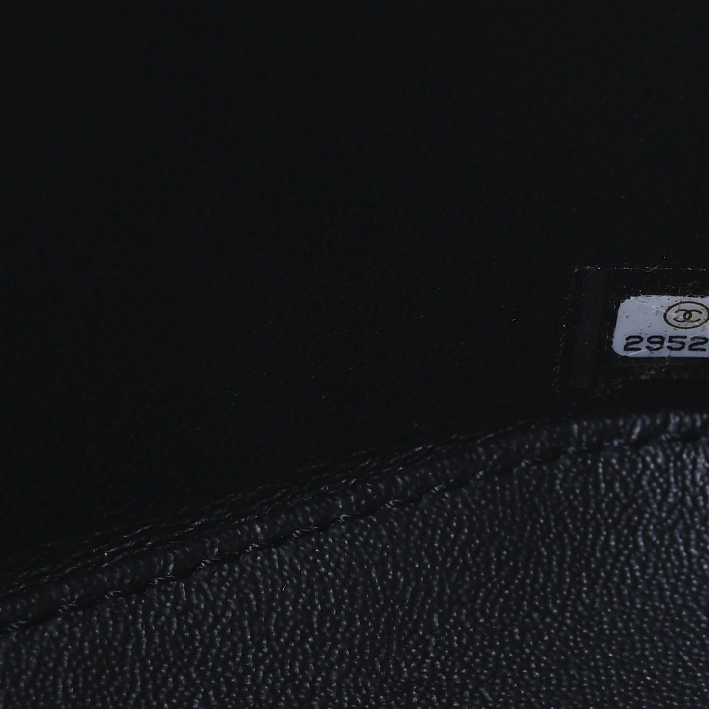 Lambskin Quilted Trendy Vanity Case Black