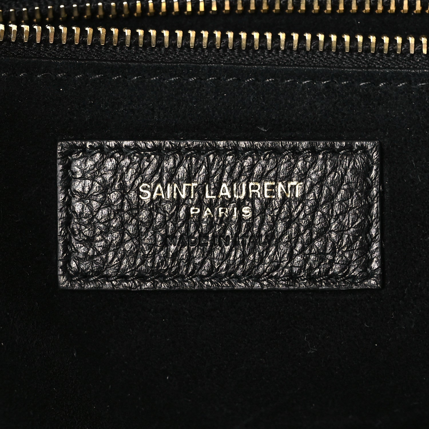 Saint Laurent Grained Deerskin Bea Tote Black 7 of 10