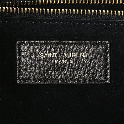 Saint Laurent Grained Deerskin Bea Tote Black 7 of 10