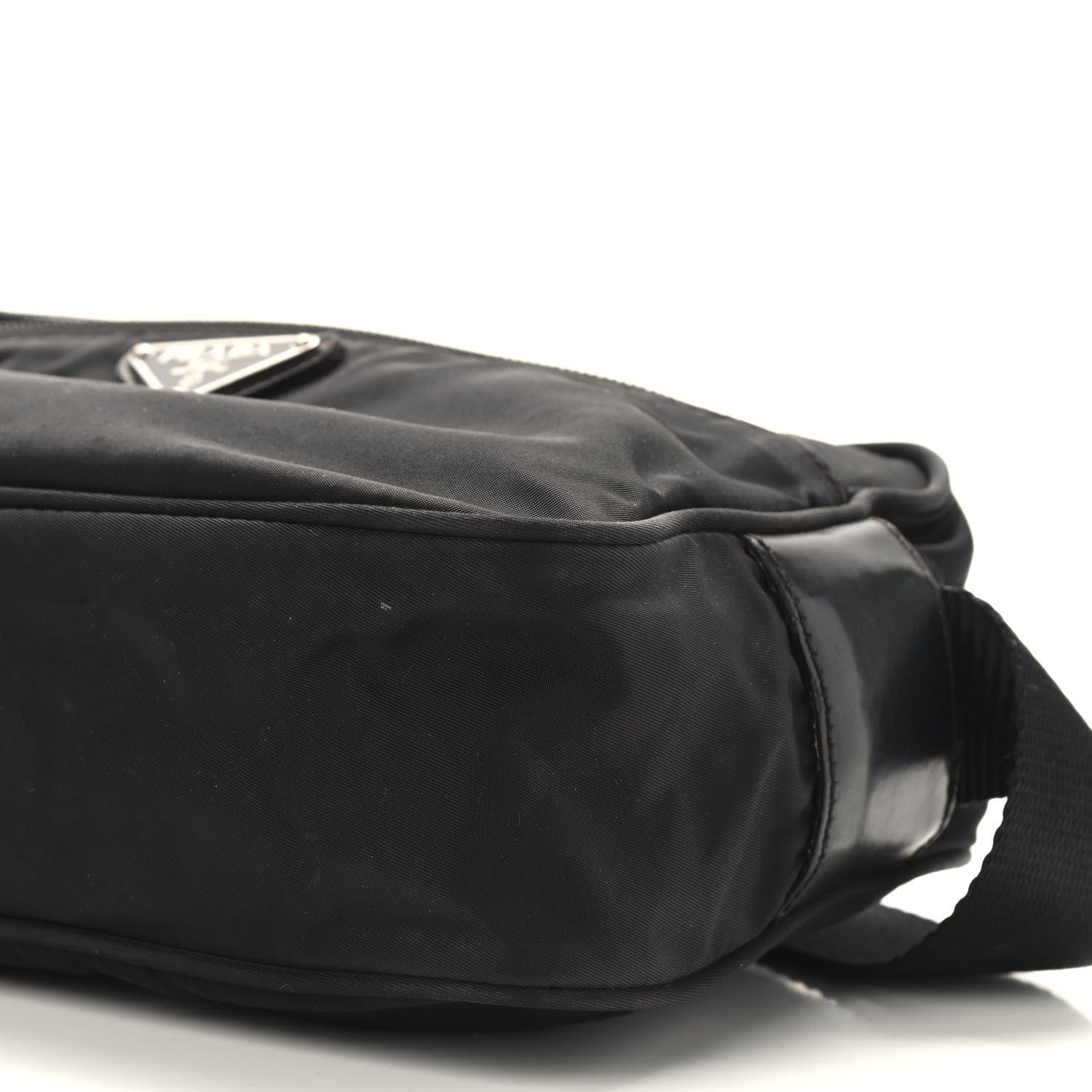 Prada Nylon Tessuto Messenger Bag Black 8 of 8