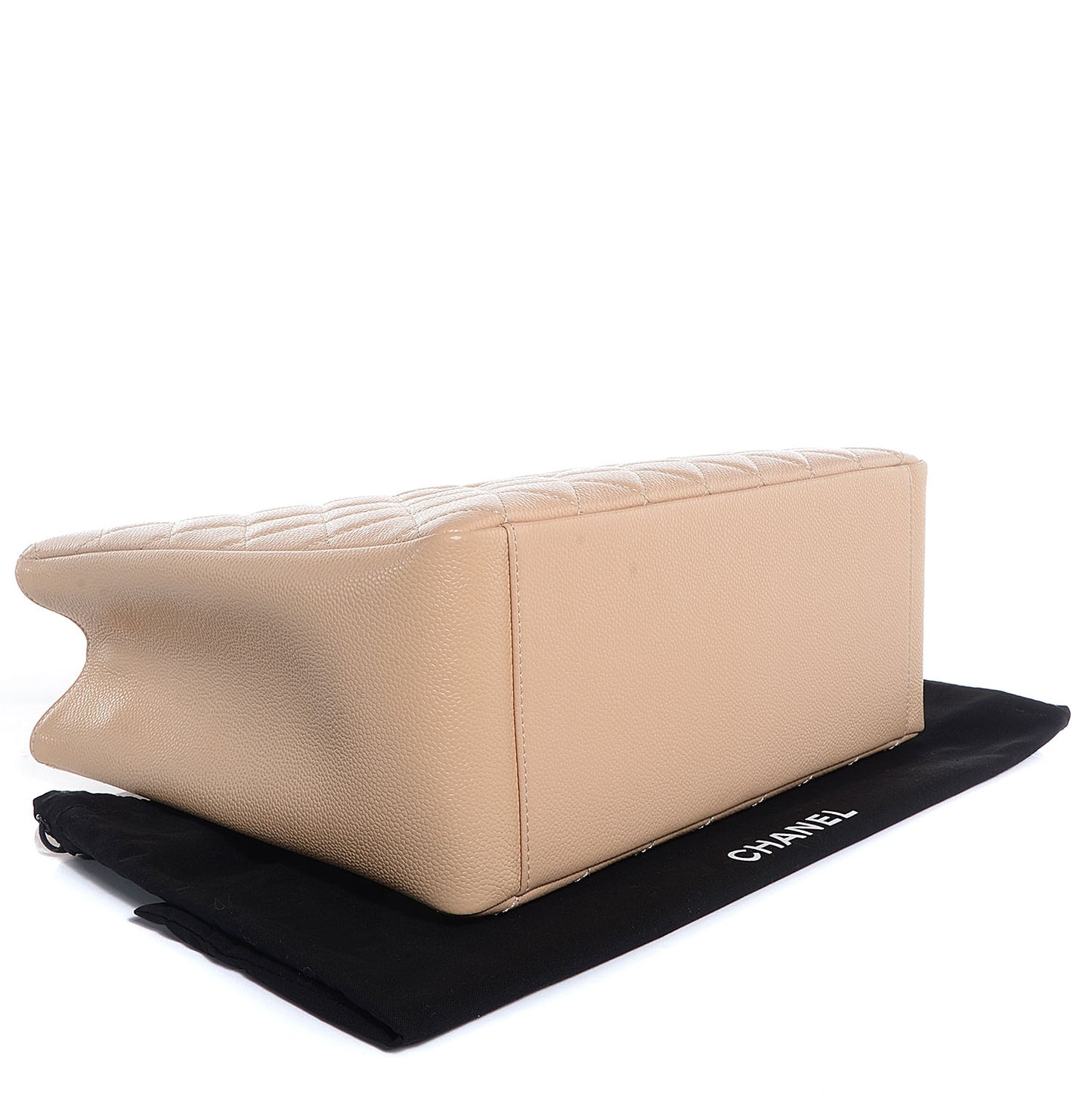 Caviar Grand Shopping Tote GST Beige Clair