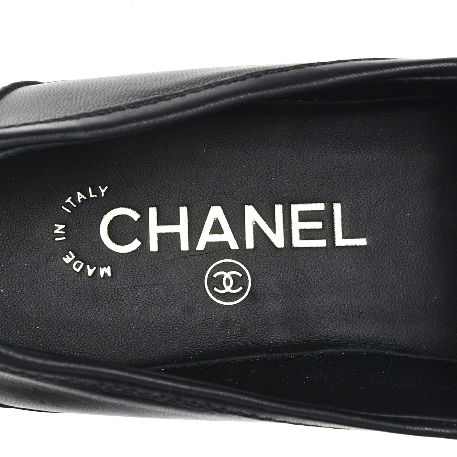 Chanel Lambskin Quilted CC Turnlock Loafers 38.5 Black 9 of 10
