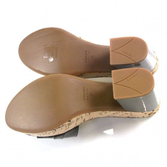 Vernice Cork Platform Heels 37
