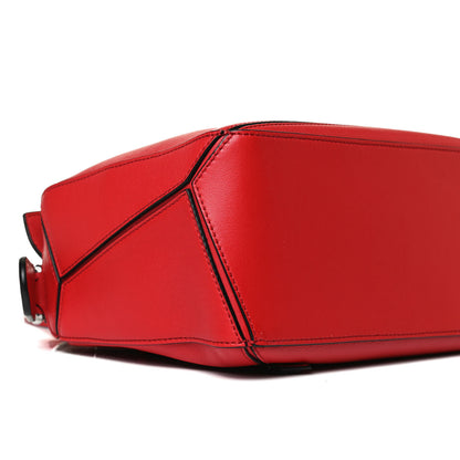 Loewe Calfskin Small Puzzle Bag Scarlet 9 of 13