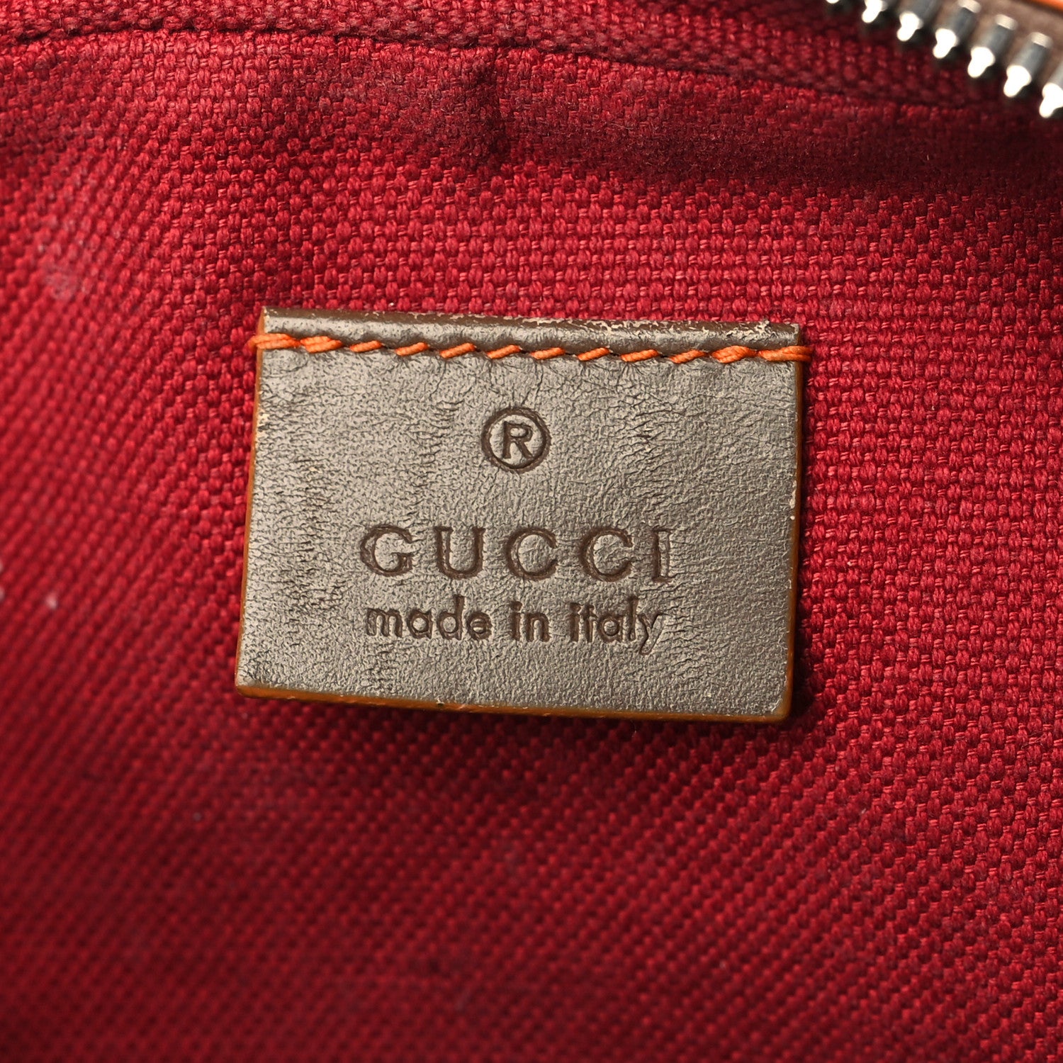 Gucci GG Supreme Monogram Web Small Shoulder Bag Brown 5 of 9