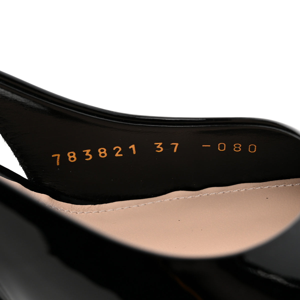 Vernice Crystal Nappa Charlotte Signoria Slingback Pumps 37 Black