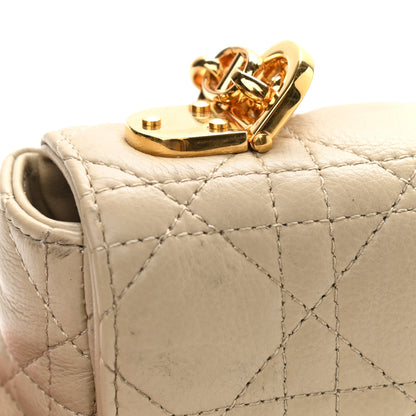 Christian Dior Lambskin Cannage Small Caro Bag Beige 7 of 15