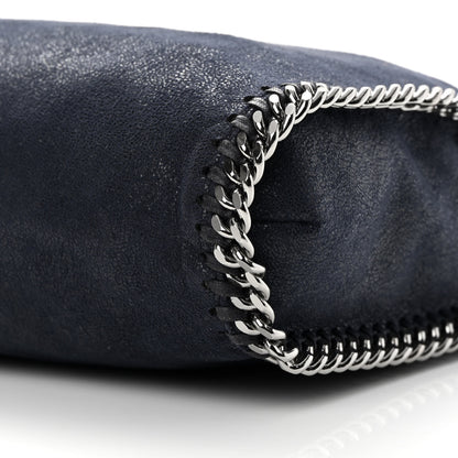 Stella McCartney Shaggy Deer Falabella Fold Over Tote Navy 10 of 10