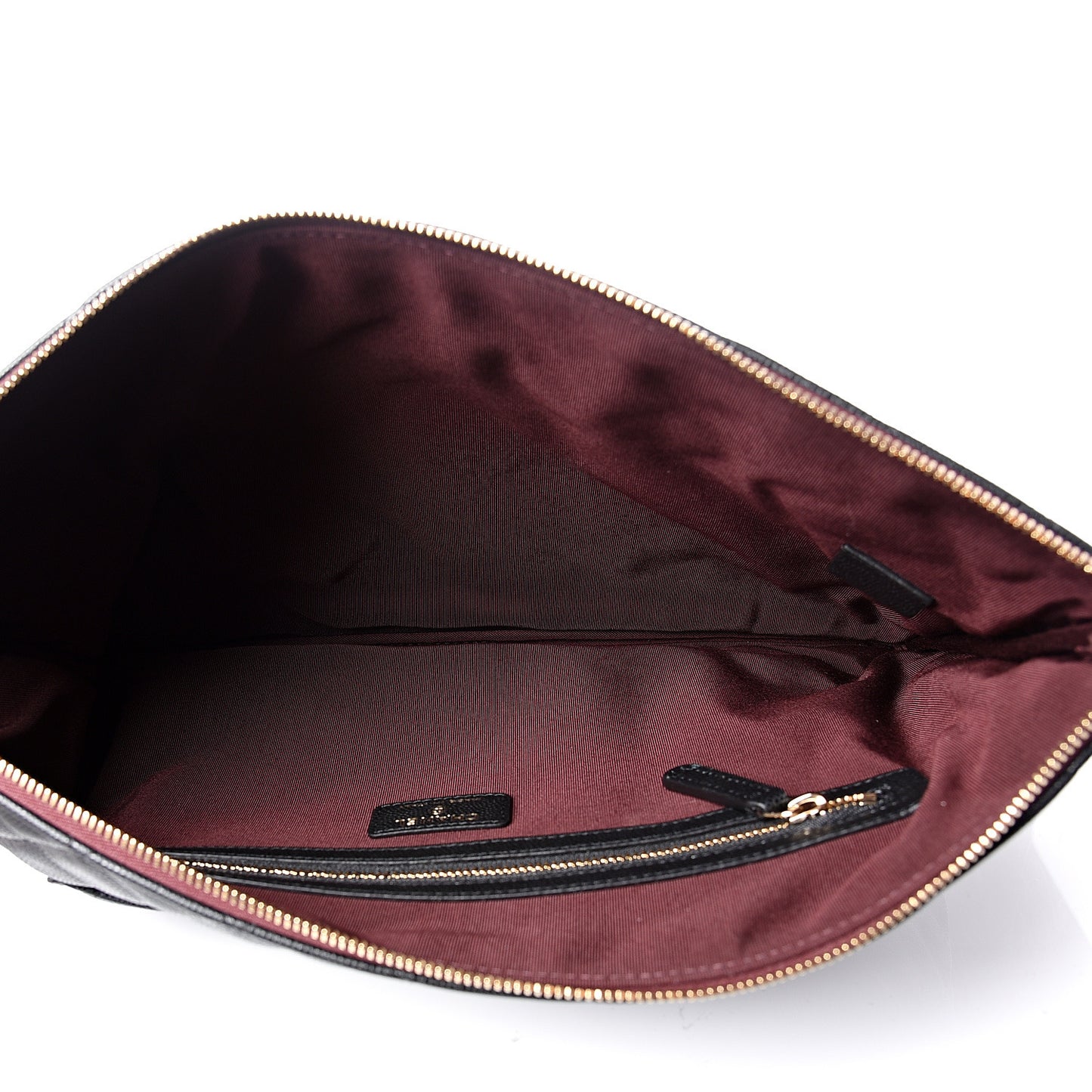 Caviar Quilted Large Cosmetic Case Black
