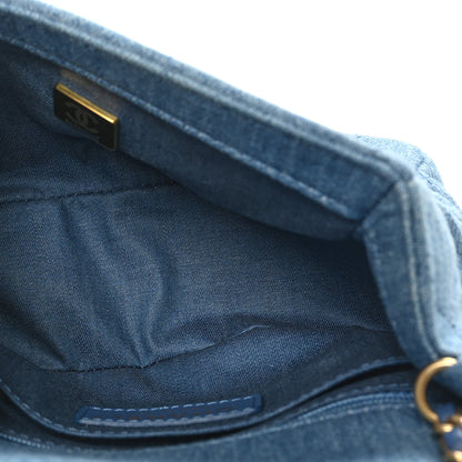 Chanel Denim Quilted Mini Pearl Crush Flap Blue 5 of 10