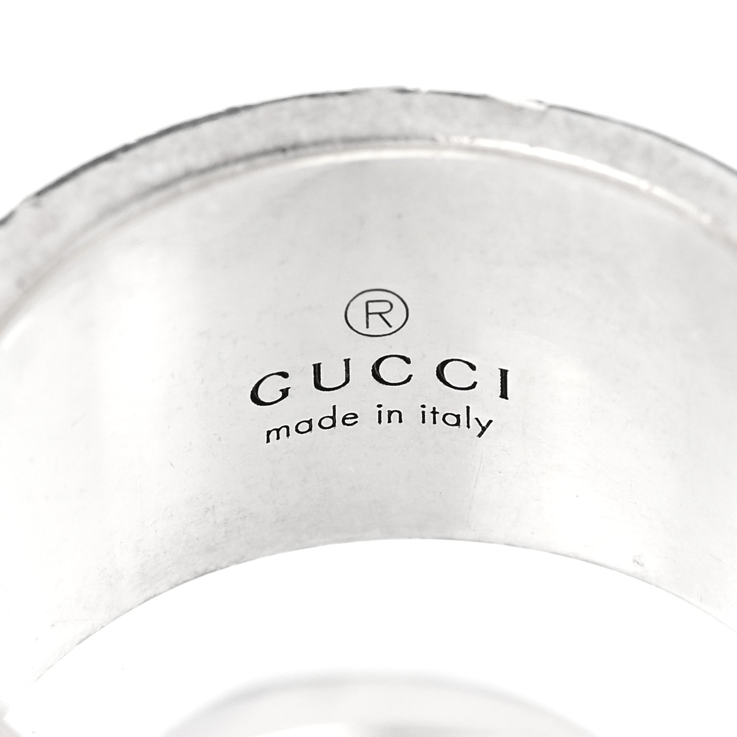 Sterling Silver Grey Diamond GucciGhost Ghost Ring 54 7