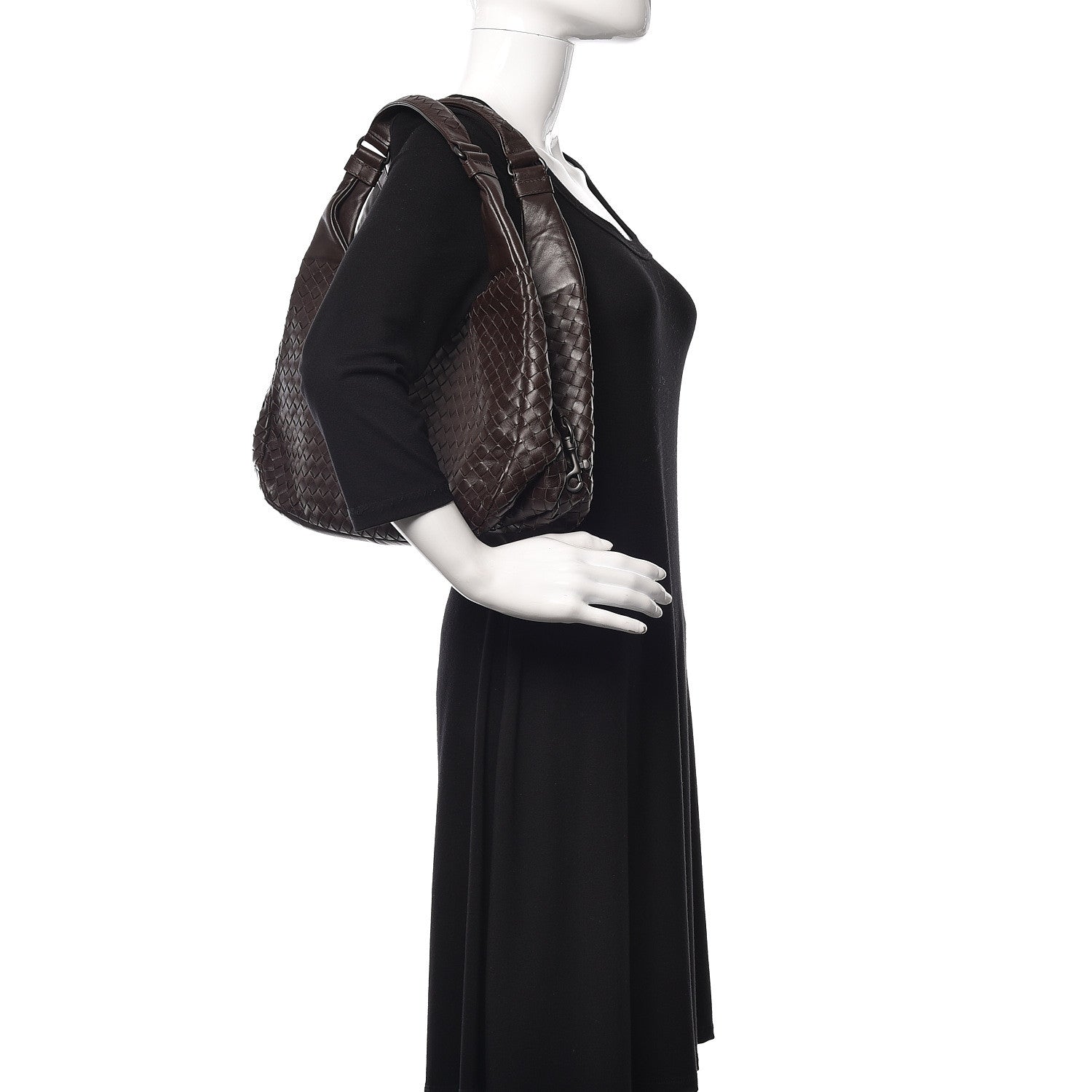 Bottega Veneta Nappa Intrecciato Medium Campana Ebano 2 of 11