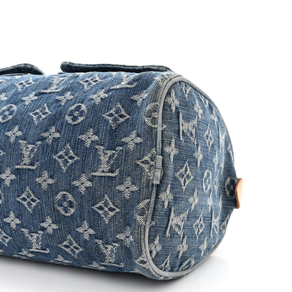 Louis Vuitton Monogram Denim Neo Speedy Blue 10 of 12