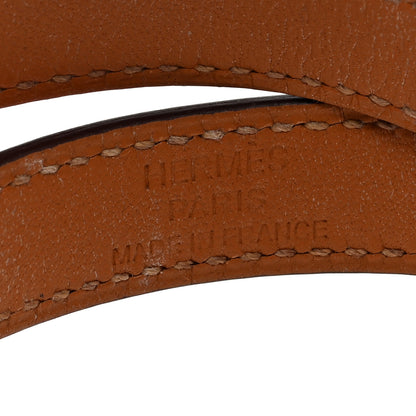 Hermes Epsom Kelly Double Tour Bracelet M Rose Jaipur 5 of 7