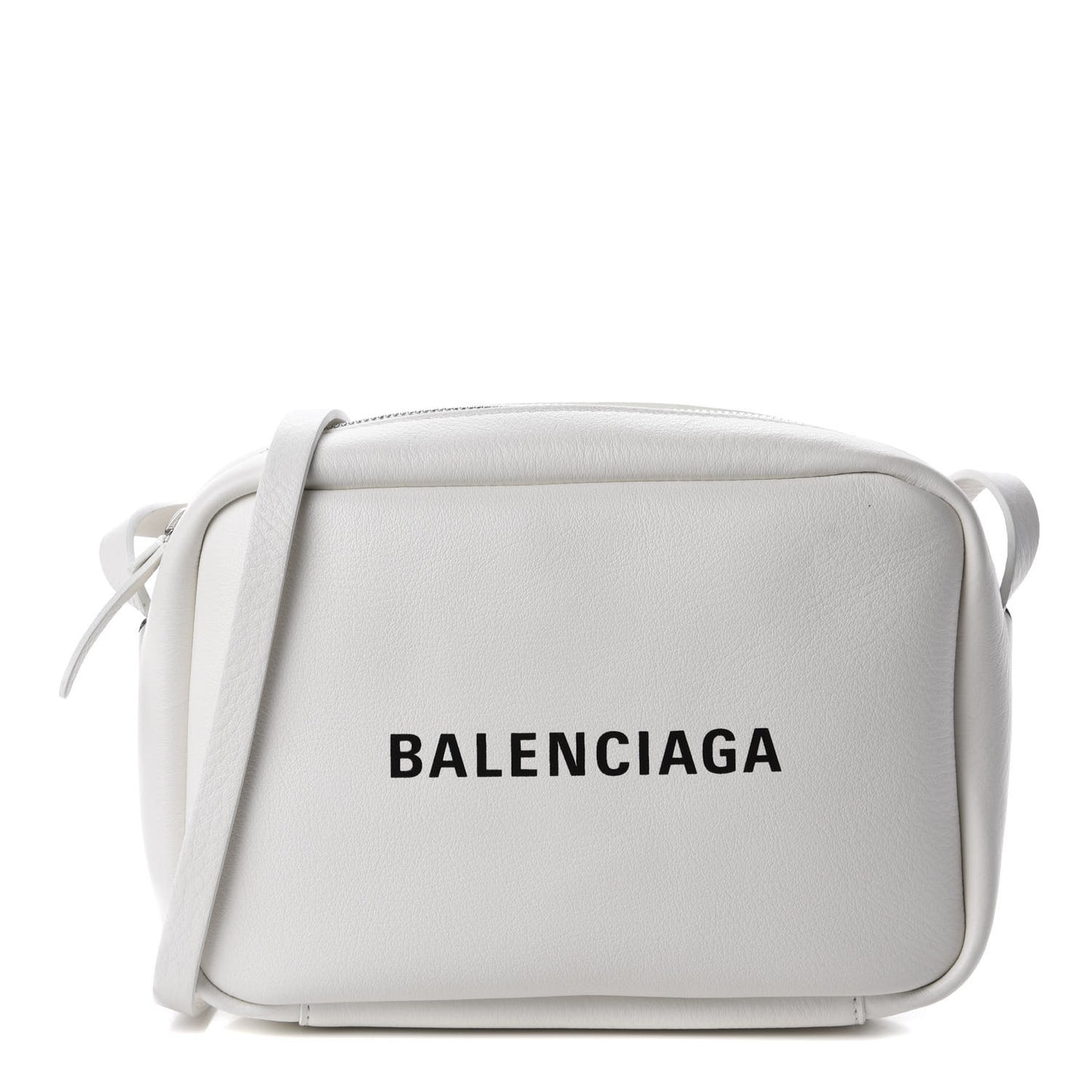 Calfskin Logo S Everyday Camera Bag White