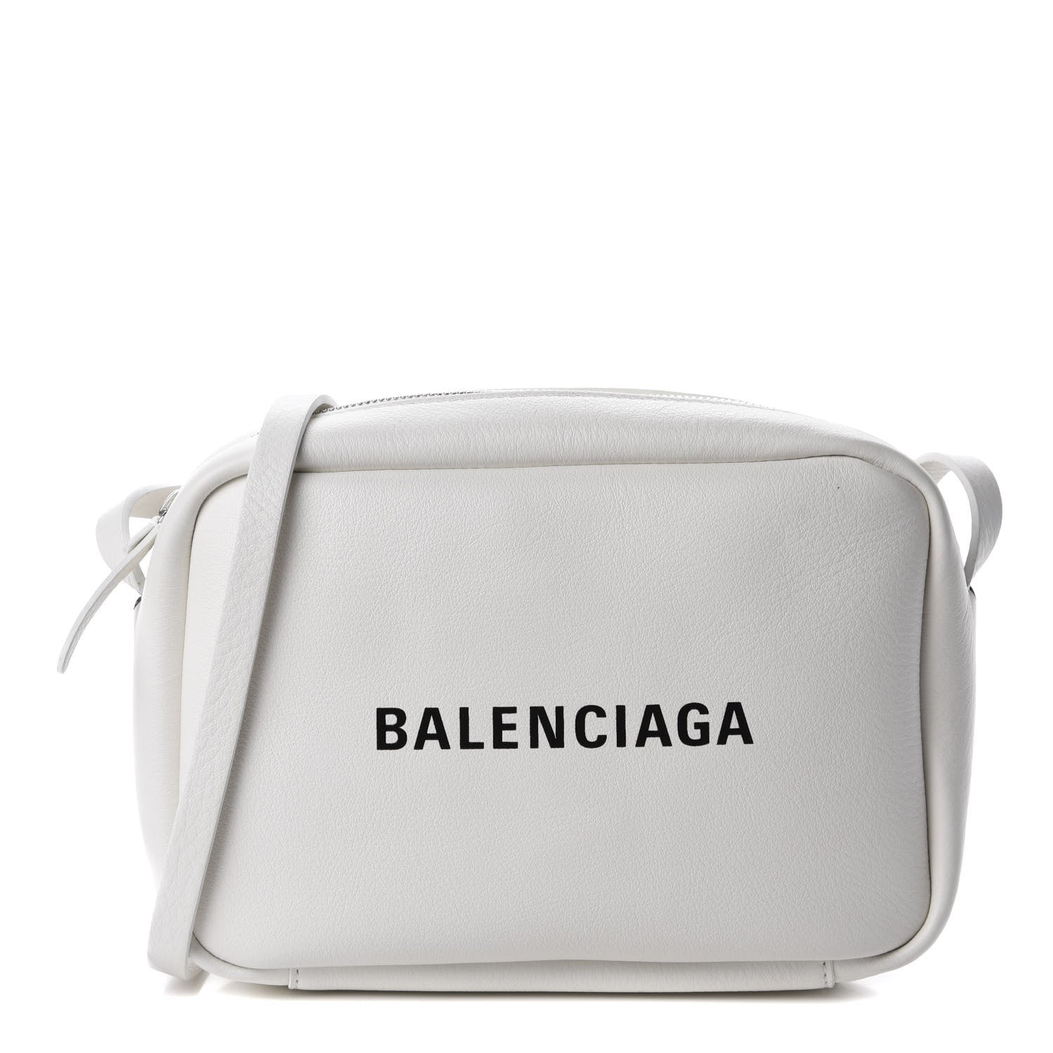 Balenciaga Calfskin Logo S Everyday Camera Bag White 1 of 10