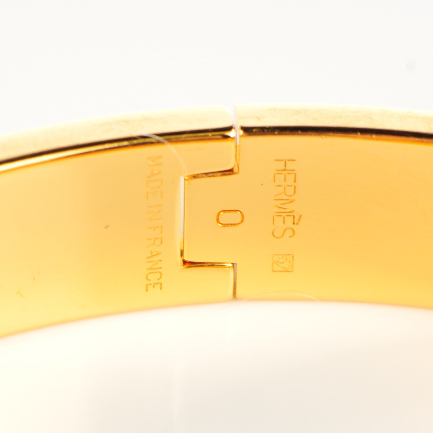 Hermes Enamel Narrow Clic Clac H Bracelet PM Vert Prairie 4 of 5