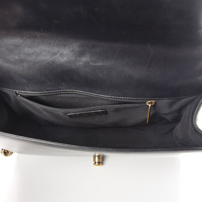 Chanel Glazed Calfskin Large Boy Flap Black 5 of 11