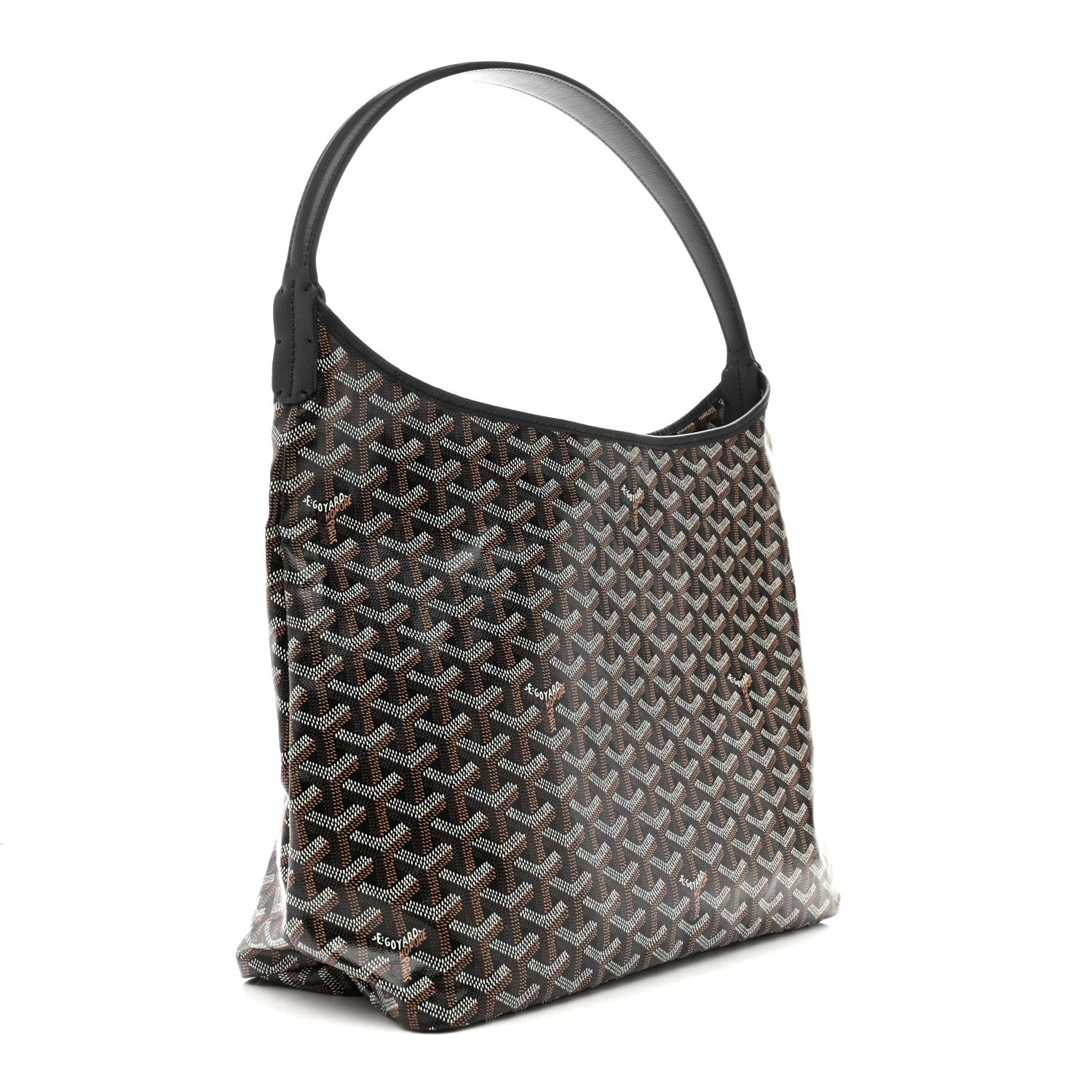 Goyard Goyardine Coeur Boheme Hobo Black 4 of 11