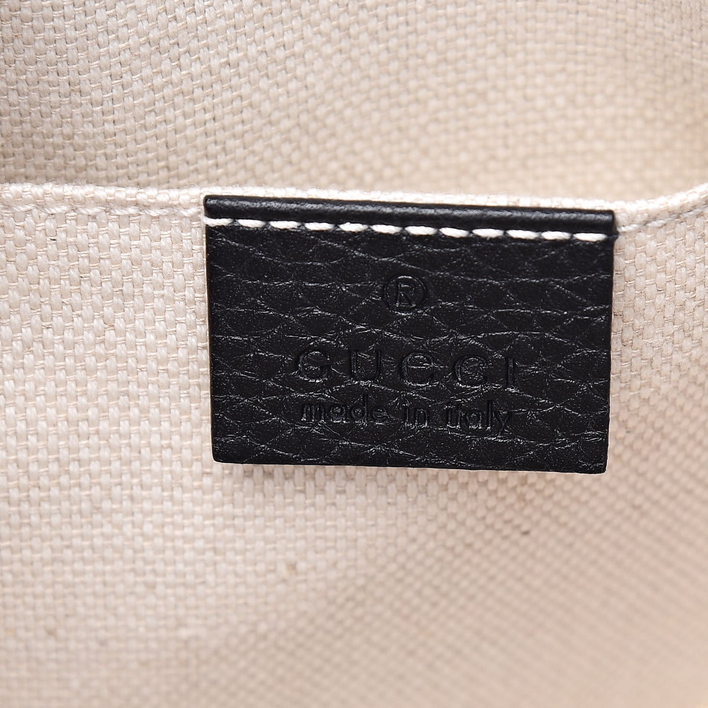 Pebbled Calfskin Small Soho Disco Bag Black
