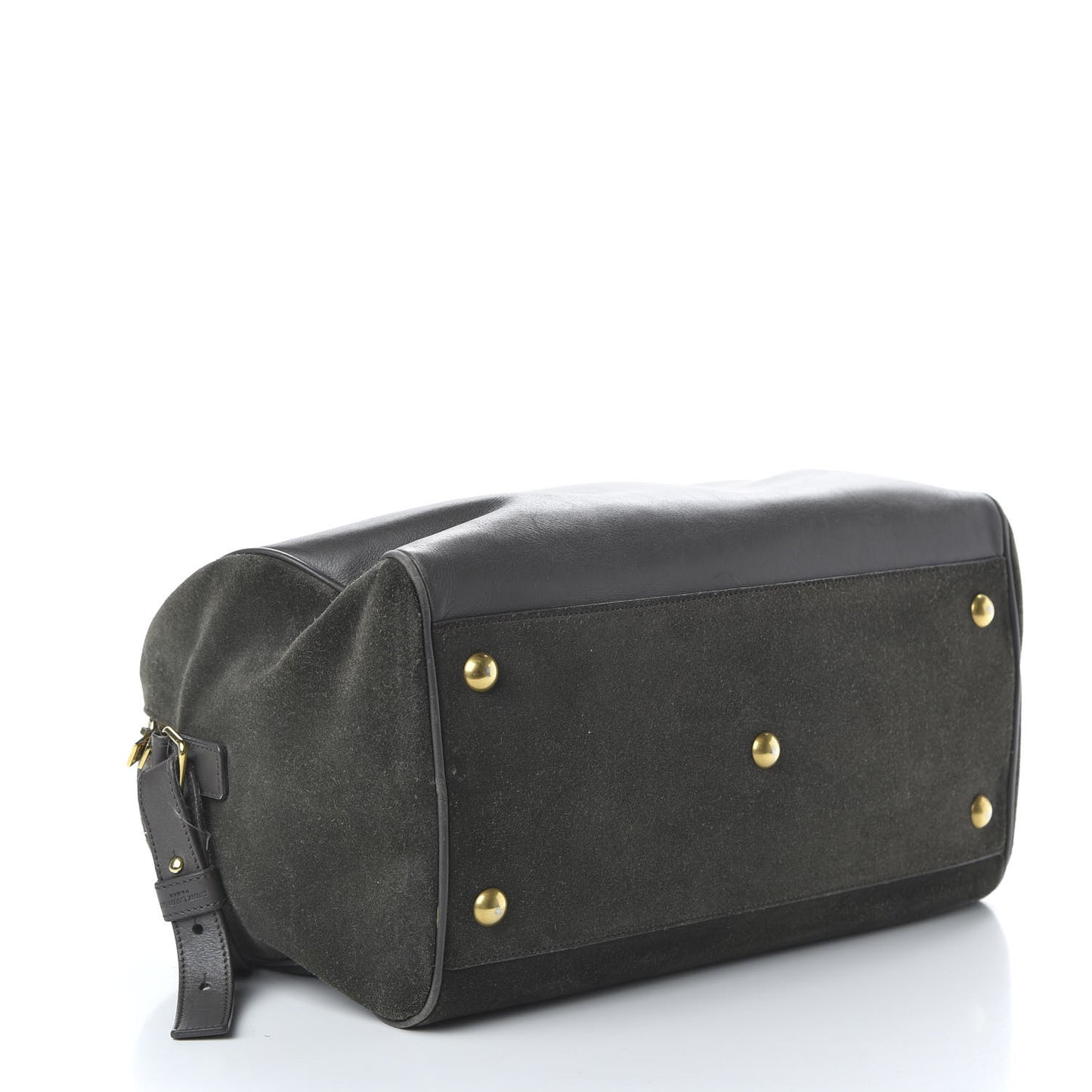 Calfskin Suede Classic Duffle 6 Khaki