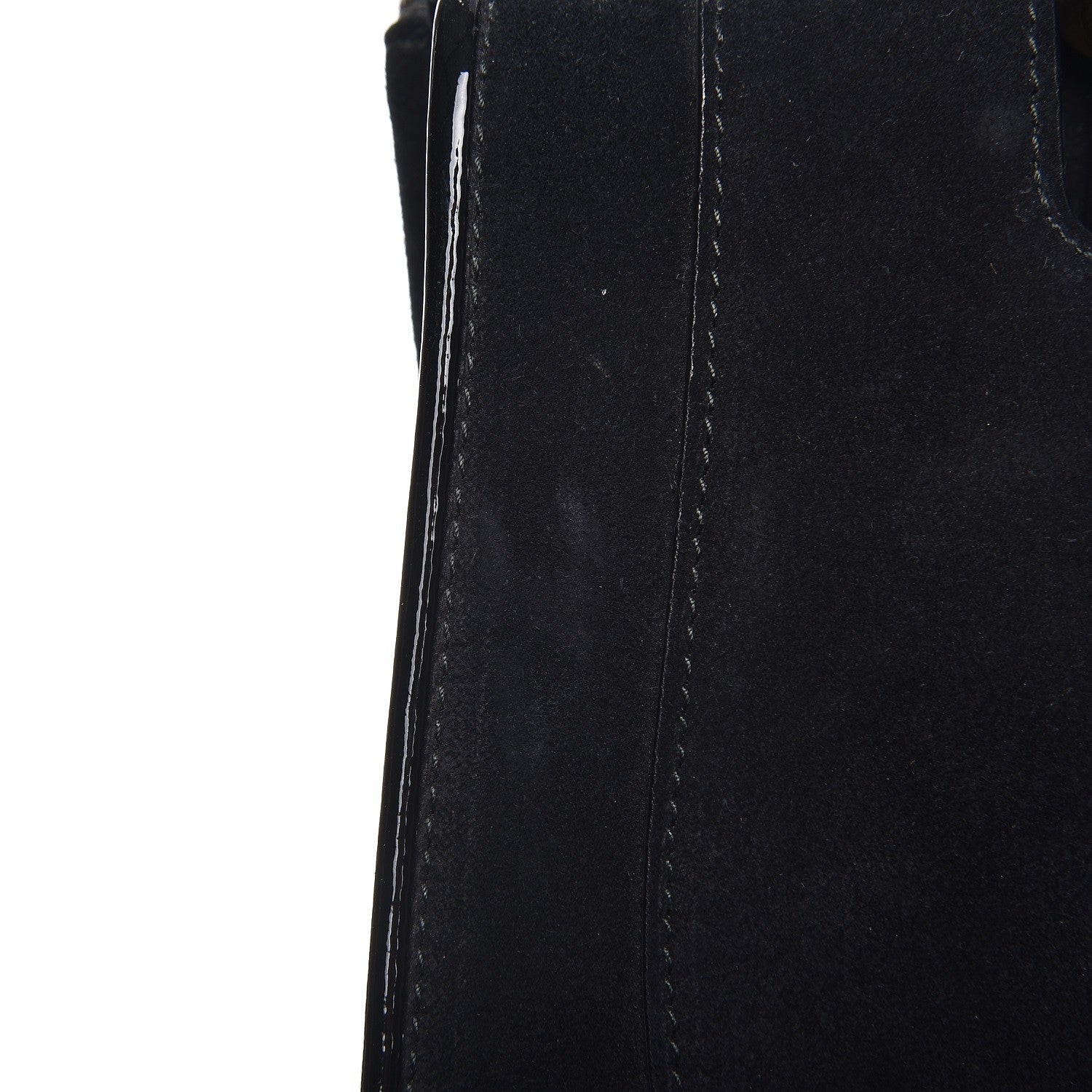 Gucci Suede Medium 1973 Top Handle Satchel Black 9 of 15