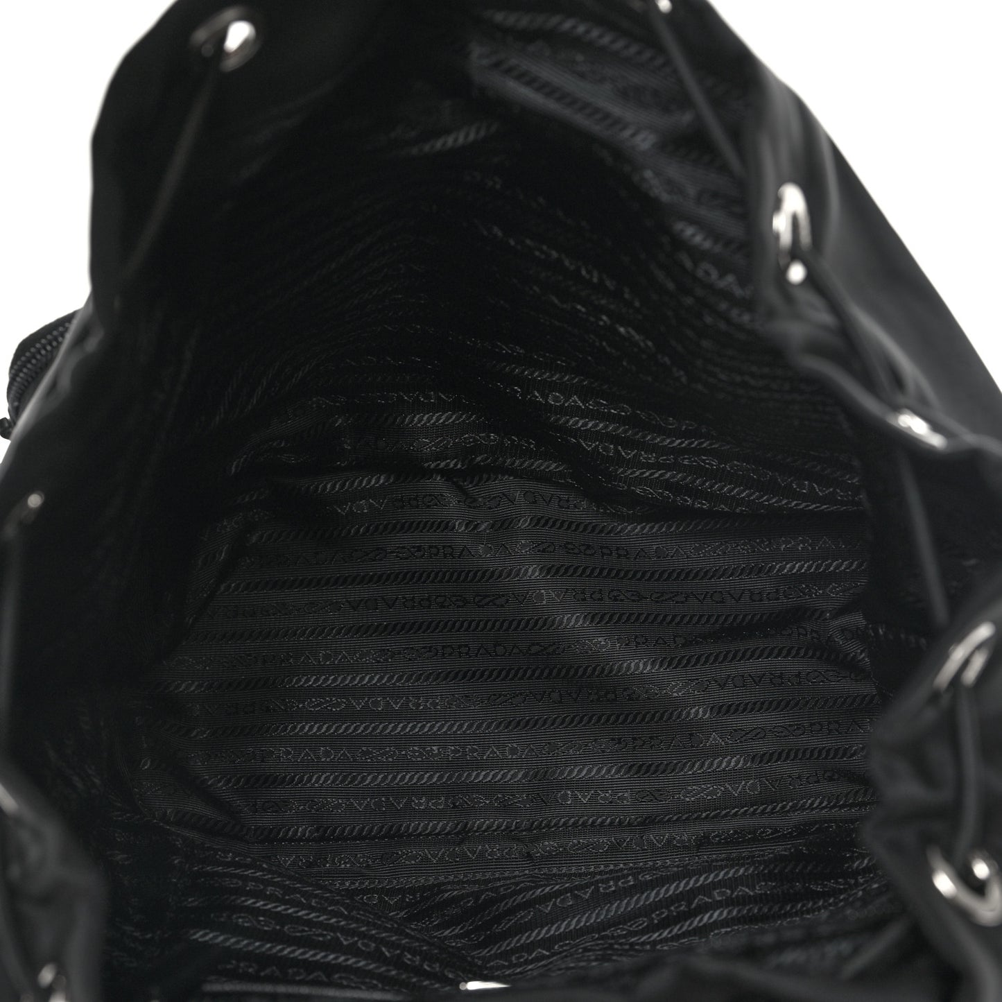 Tessuto Nylon Saffiano Vela Backpack Black
