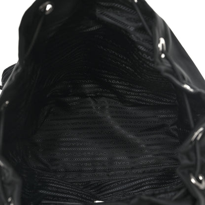 Prada Tessuto Nylon Saffiano Vela Backpack Black 5 of 9