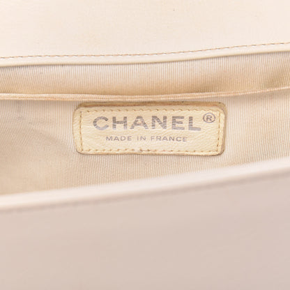 Chanel Calfskin Quilted Medium Boy Flap White 6 of 15