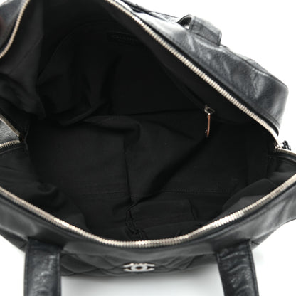 Chanel Caviar Quilted Bowler Black 5 of 12