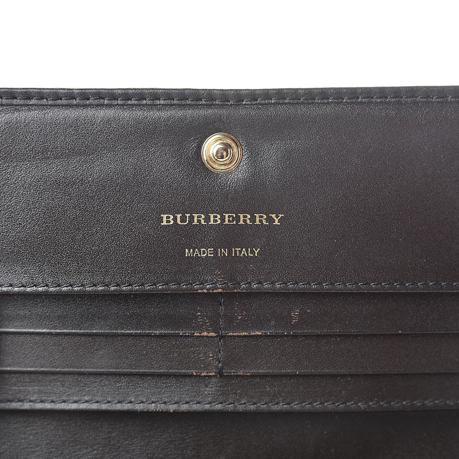 Burberry Haymarket Check Penrose Continental Wallet Chocolate 6 of 15