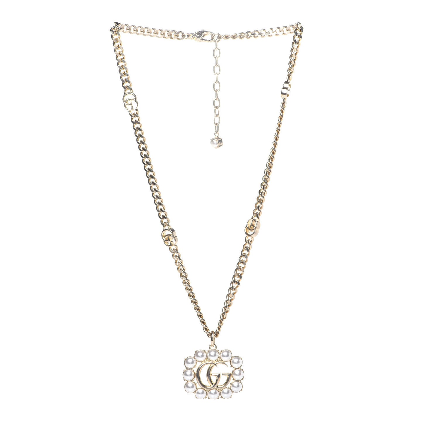 Pearl Marmont Necklace Aged Gold Cream