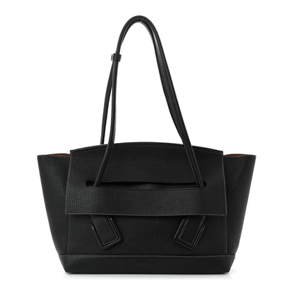 Bottega Veneta Grainy Calfskin Small Arco Black 1 of 11
