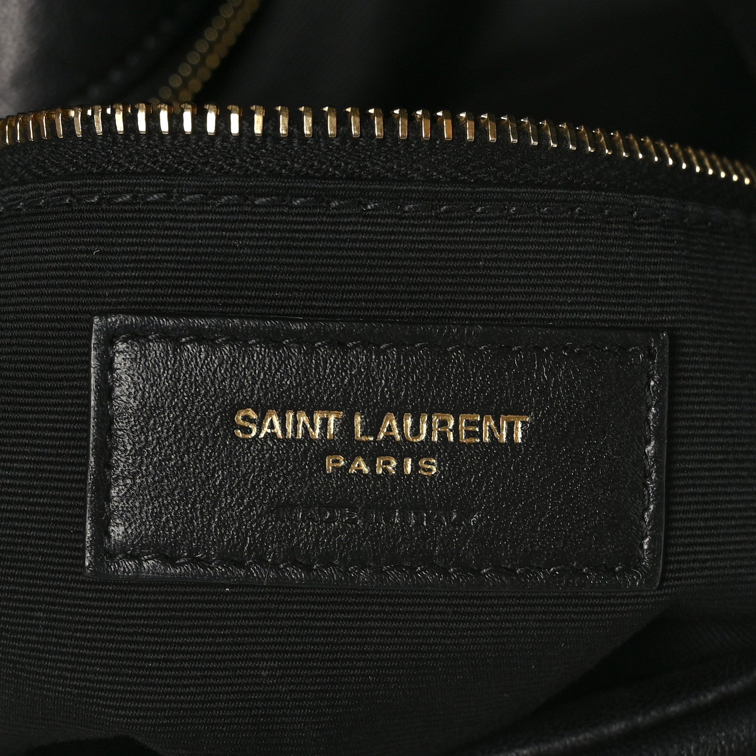 Saint Laurent Lambskin Quilted Small Loulou Puffer Monogram Chain Satchel Black 5 of 8