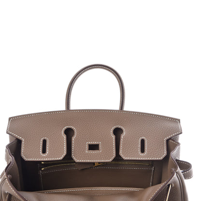 Hermes Togo Birkin 25 Etoupe 10 of 37