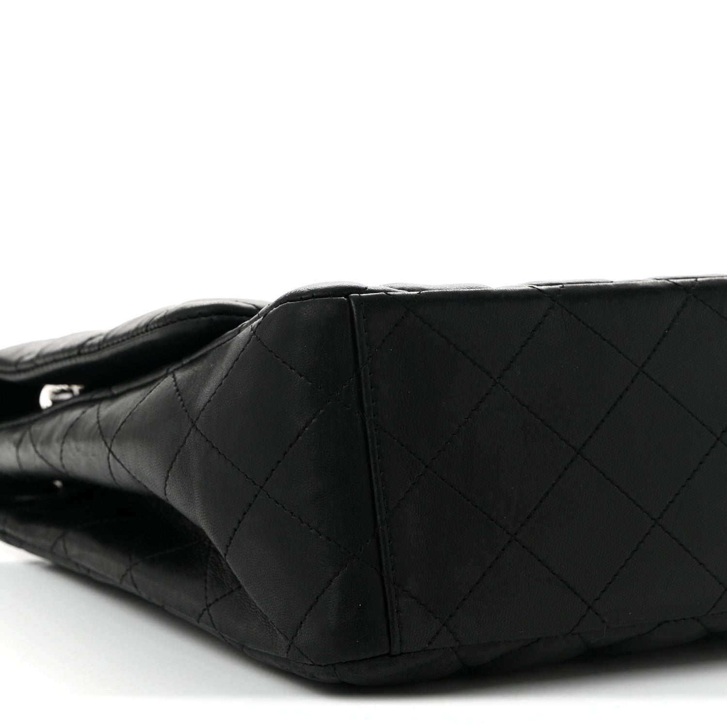 Chanel Lambskin Quilted Maxi Single Flap Black 9 of 11