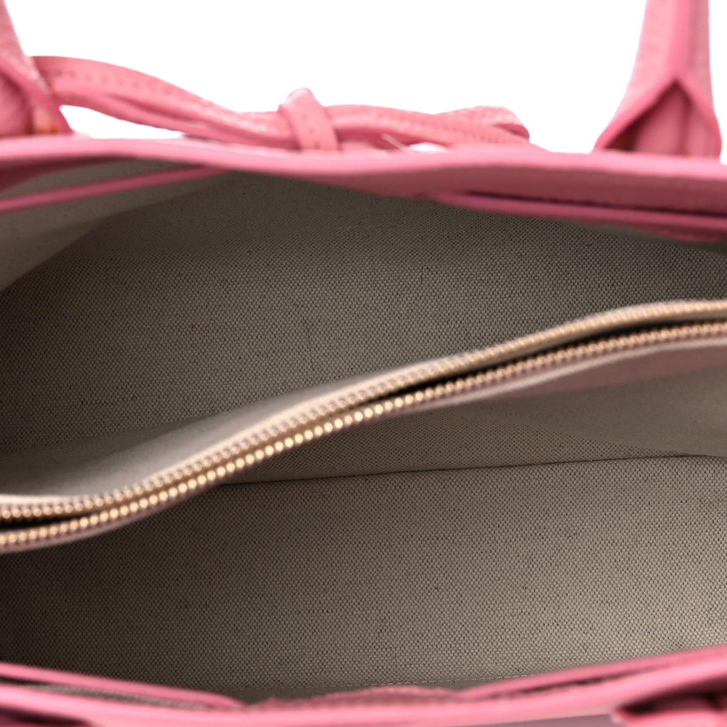 Tumbled Calfskin Large Sun Bag Peony