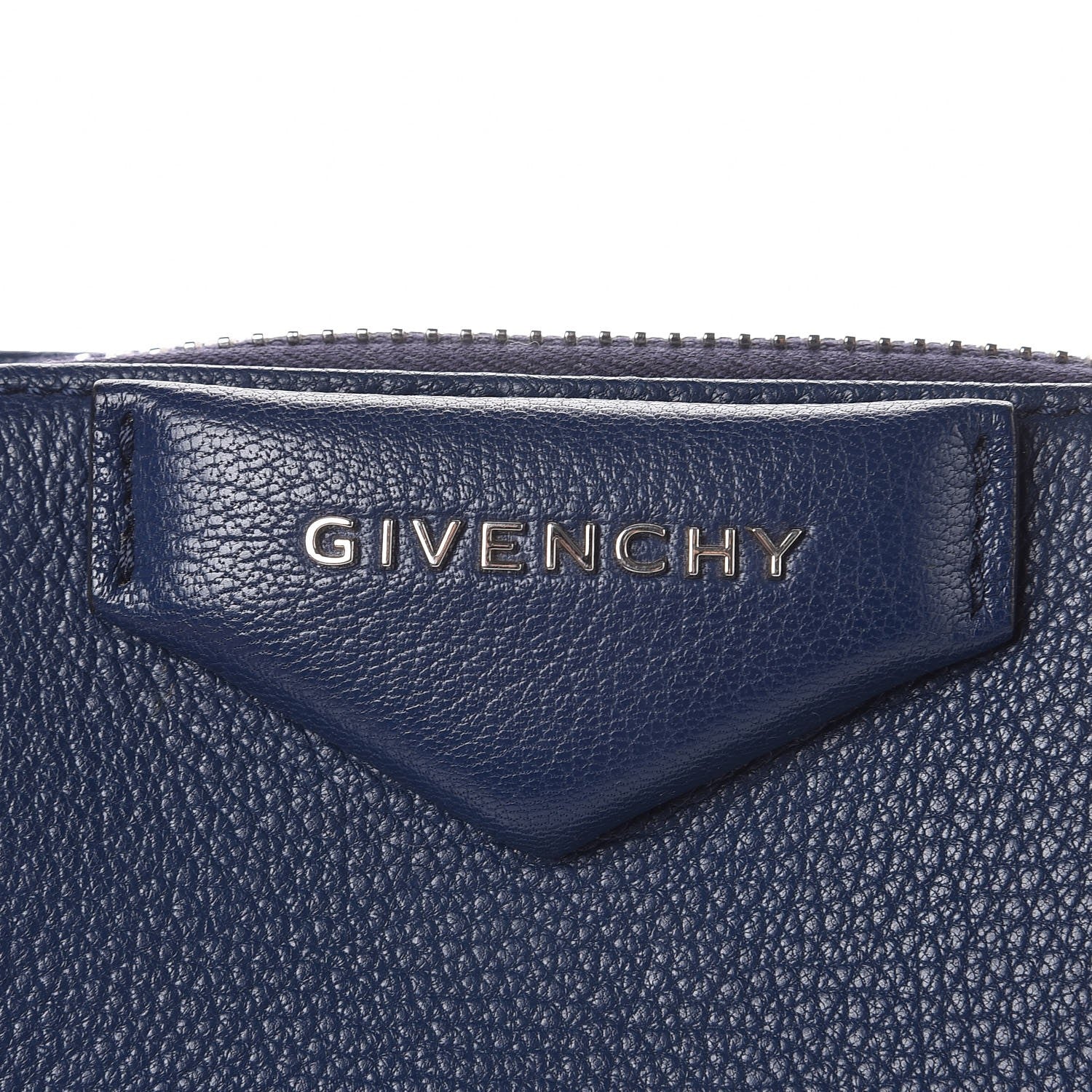 Givenchy Sugar Goatskin Small Antigona Beauty Wristlet Navy 6 of 9