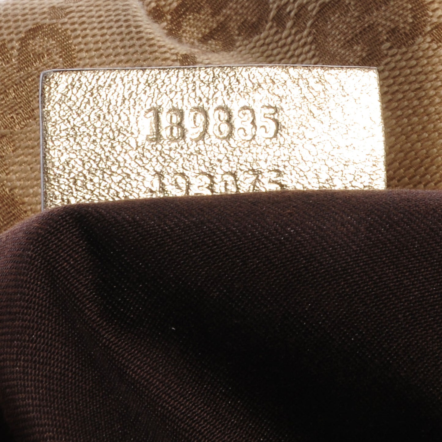Monogram Large D Gold Shoulder Bag Metallic Gold