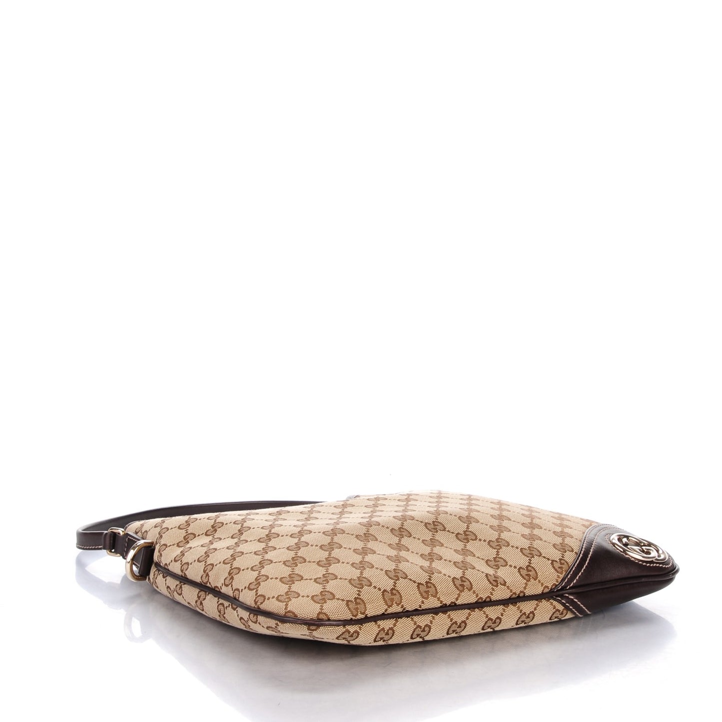 Monogram Medium New Britt Hobo Dark Brown